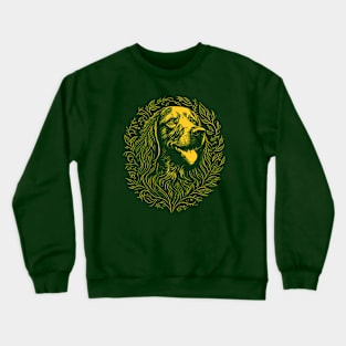 Golden Retriever Monochrome Crewneck Sweatshirt